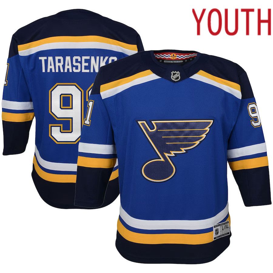 Youth St. Louis Blues 9 Vladimir Tarasenko Blue Home Premier Player NHL Jersey